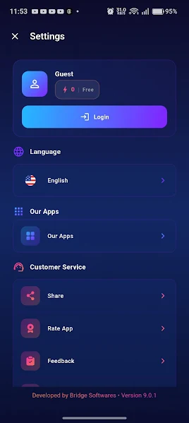 Omni AI Android Interface